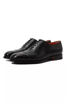 Кожаные оксфорды Santoni