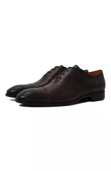 Кожаные оксфорды Santoni