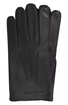 Кожаные перчатки Emporio Armani