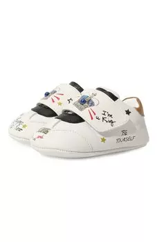 Кожаные пинетки Dolce & Gabbana