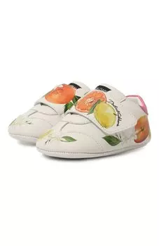 Кожаные пинетки Dolce & Gabbana