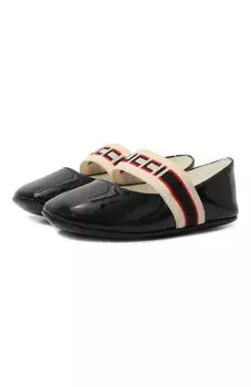 Кожаные пинетки Gucci
