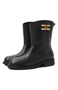 Кожаные полусапоги Elisabetta Franchi La Mia Bambina