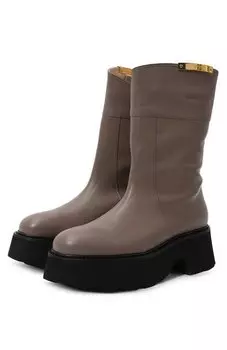 Кожаные полусапоги N21