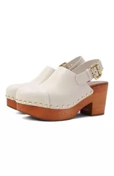 Кожаные сабо Jeanette Chlo