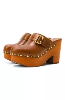 Кожаные сабо Jeannette Chlo