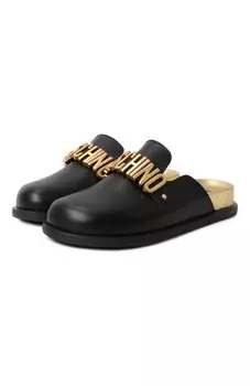 Кожаные сабо Moschino