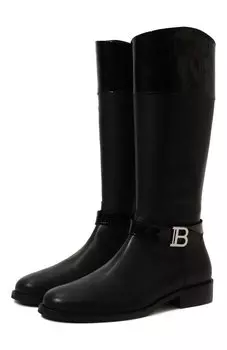 Кожаные сапоги Balmain