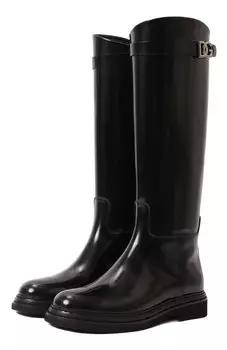 Кожаные сапоги Day Classic Dolce & Gabbana