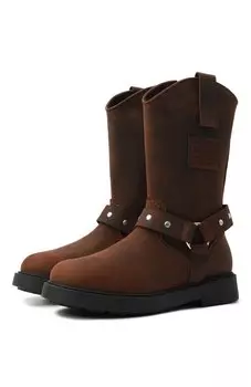 Кожаные сапоги Dsquared2