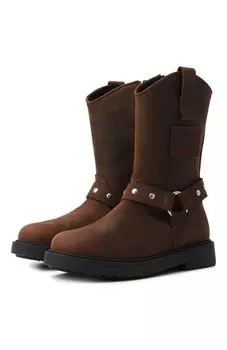 Кожаные сапоги Dsquared2