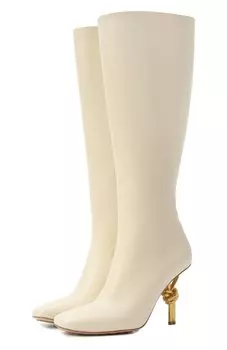 Кожаные сапоги Knot Bottega Veneta