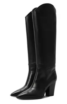 Кожаные сапоги Santoni