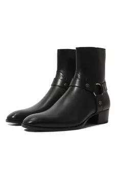 Кожаные сапоги Wyatt Saint Laurent