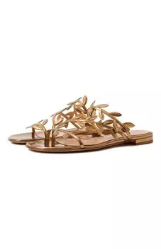 Кожаные шлепанцы Flavia Gianvito Rossi