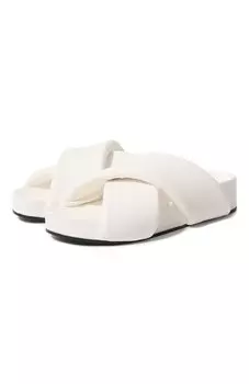 Кожаные шлепанцы Jil Sander