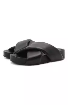 Кожаные шлепанцы Jil Sander