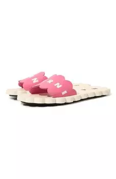 Кожаные шлепанцы Marni