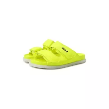 Кожаные шлепанцы MSGM kids