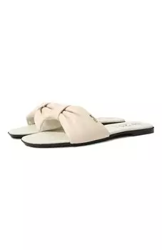 Кожаные шлепанцы N21