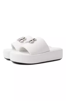 Кожаные шлепанцы Rise Balenciaga