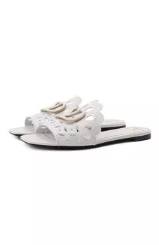 Кожаные шлепанцы VLogo Signature Valentino