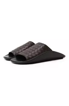 Кожаные шлепанцы Wave Bottega Veneta