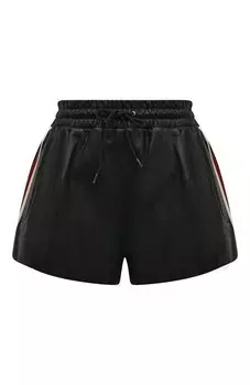 Кожаные шорты Miu Miu