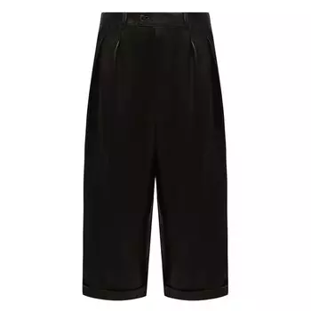 Кожаные шорты Saint Laurent