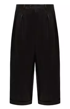 Кожаные шорты Saint Laurent