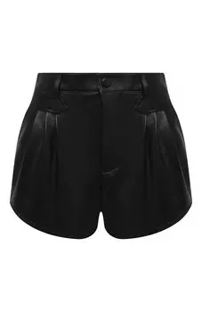 Кожаные шорты Saint Laurent