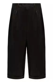 Кожаные шорты Saint Laurent