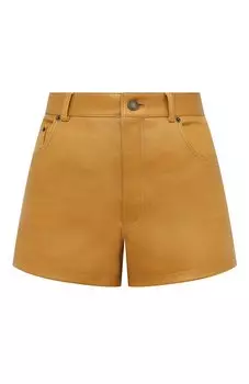 Кожаные шорты Saint Laurent