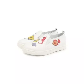 Кожаные слипоны Il Gufo