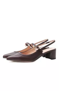 Кожаные туфли Allette 45 Gianvito Rossi