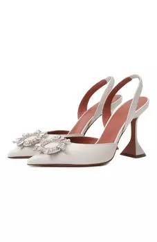 Кожаные туфли Begum Sling 95 Amina Muaddi