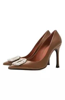 Кожаные туфли Camelia 105 Amina Muaddi