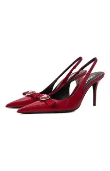 Кожаные туфли Gianni Ribbon 85 Versace