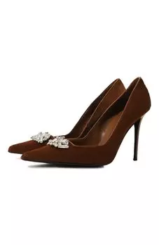 Кожаные туфли Raquel Crystal 105 Giuseppe Zanotti Design