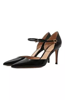 Кожаные туфли Ribbon 85 Gianvito Rossi