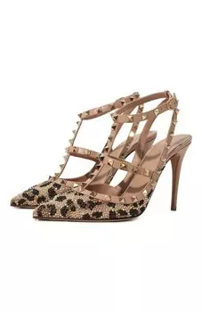 Кожаные туфли Rockstud Valentino