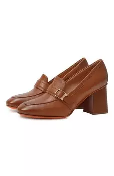 Кожаные туфли Santoni