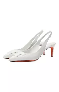 Кожаные туфли Sibille Santoni