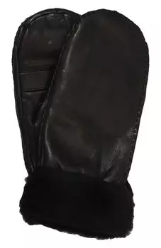 Кожаные варежки Agnelle