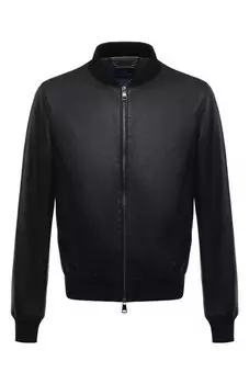 Кожаный бомбер Andrea Campagna