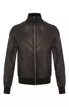 Кожаный бомбер Andrea Campagna