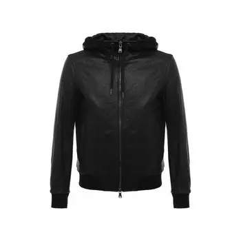 Кожаный бомбер Barbed