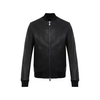 Кожаный бомбер Barbed