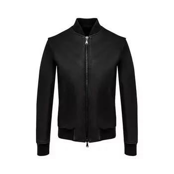 Кожаный бомбер Barbed