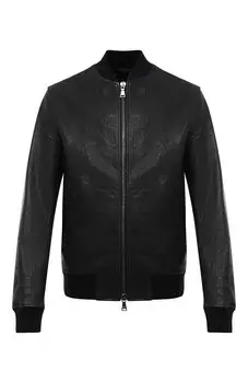 Кожаный бомбер Barbed